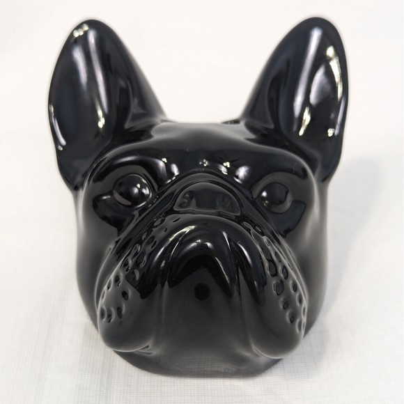 Scentsy French Bulldog Warmer Frenchie Black Red Collar Home Decor Retired - Picture 7 of 15